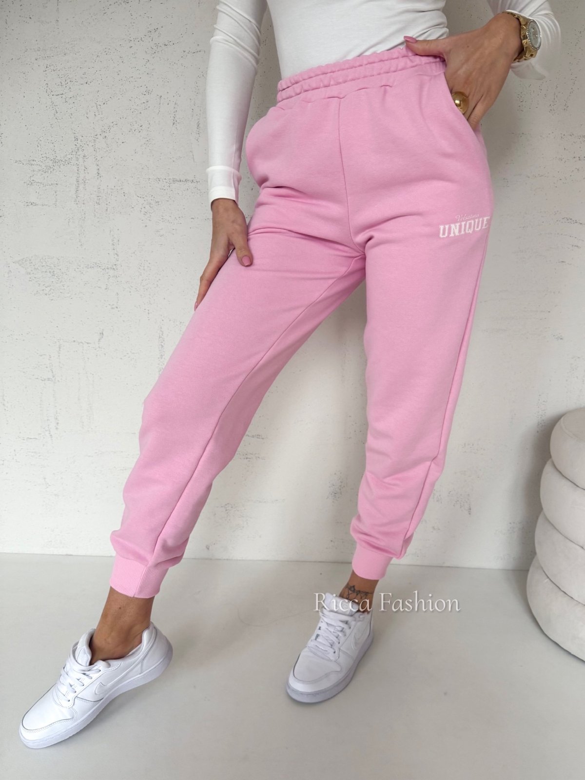 Spodnie dresowe VELSATTI, sweet pink