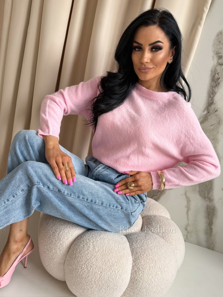 Sweter z baby alpaką...