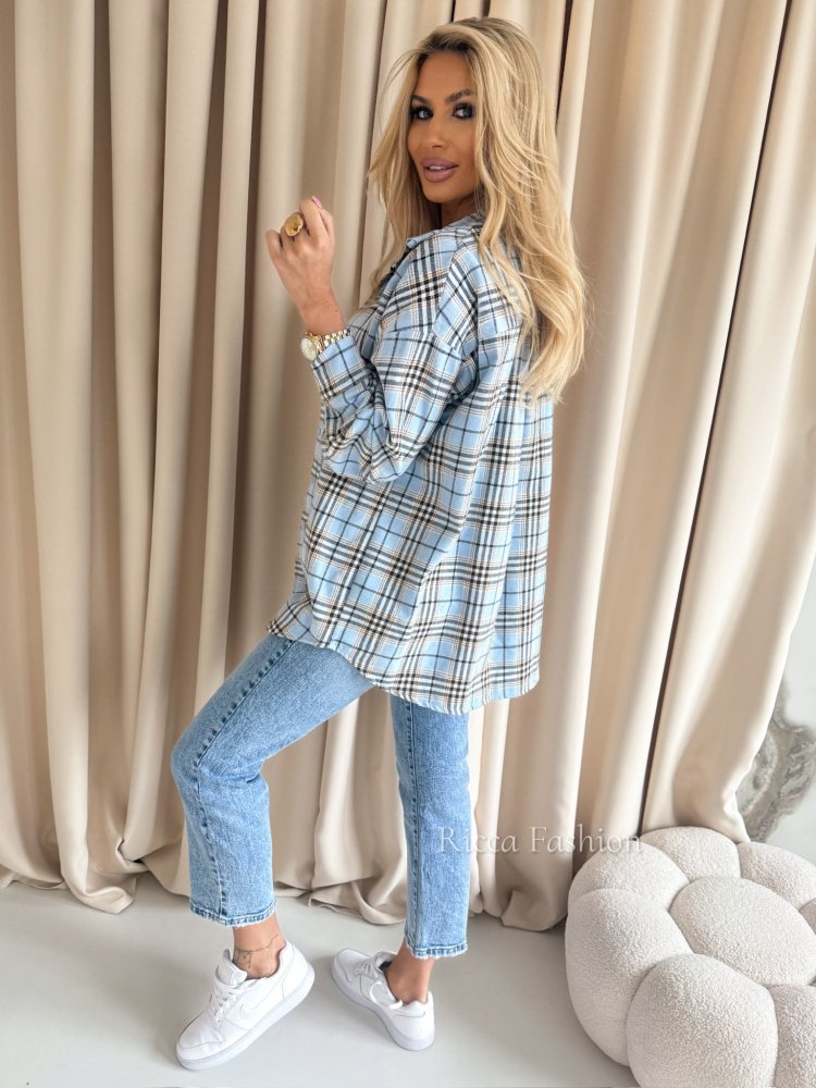 Koszula bawełniana w kratę...