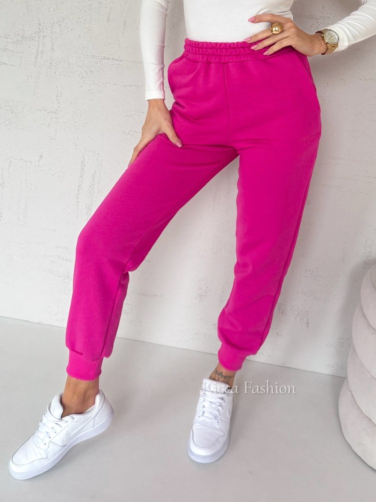 Spodnie dresowe WAVE, fuchsia