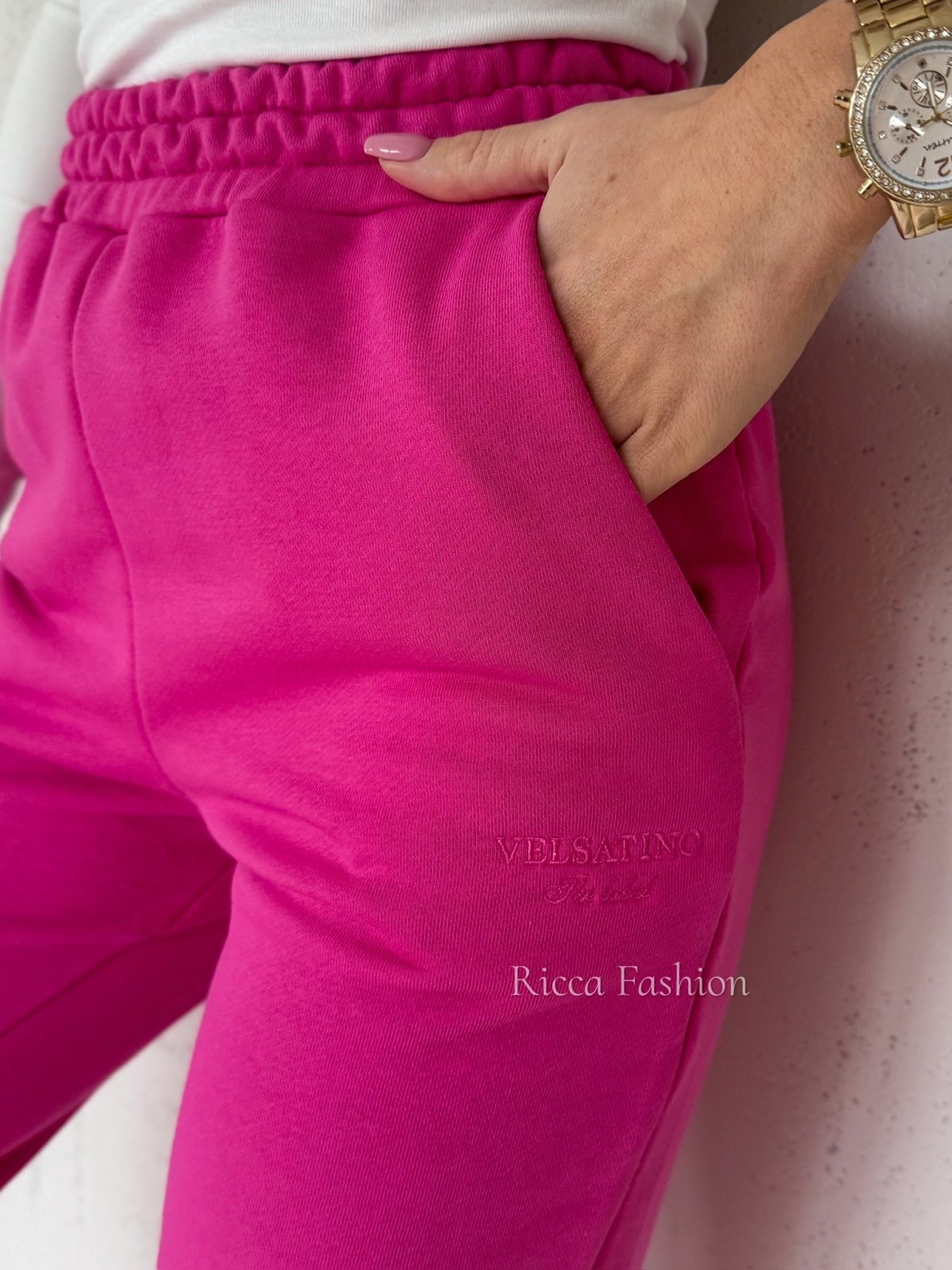 Spodnie dresowe WAVE, fuchsia