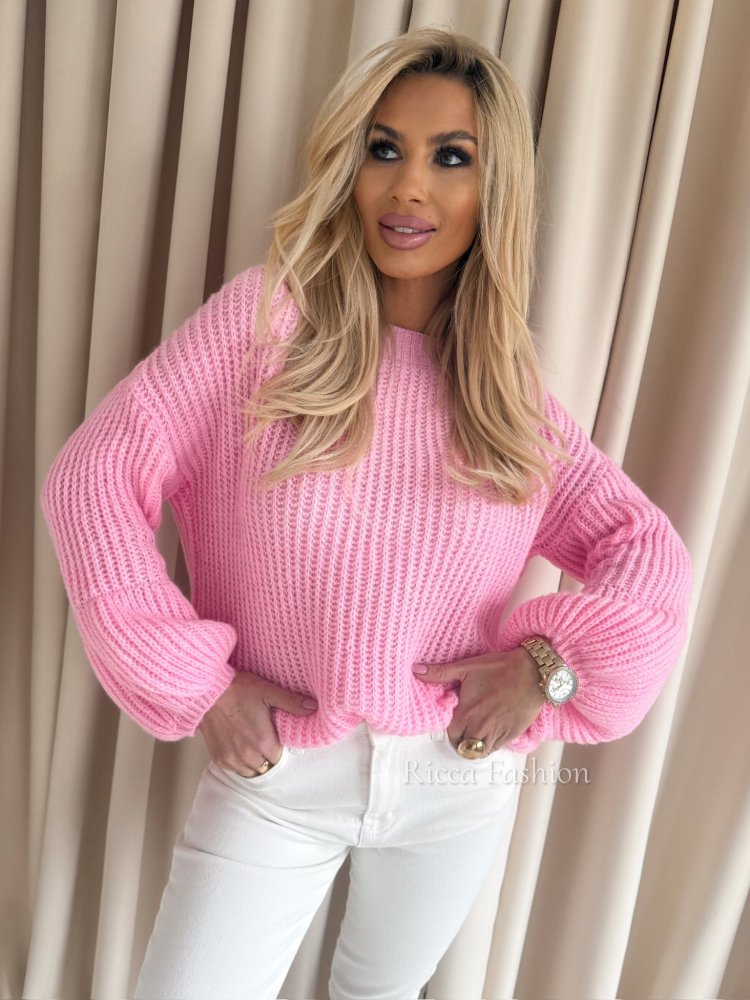 Sweter z moherem i wełną...