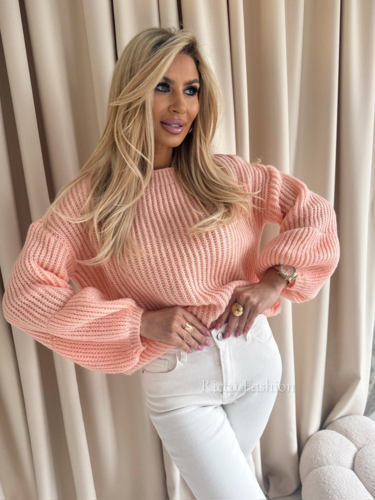 Sweter z moherem i wełną...