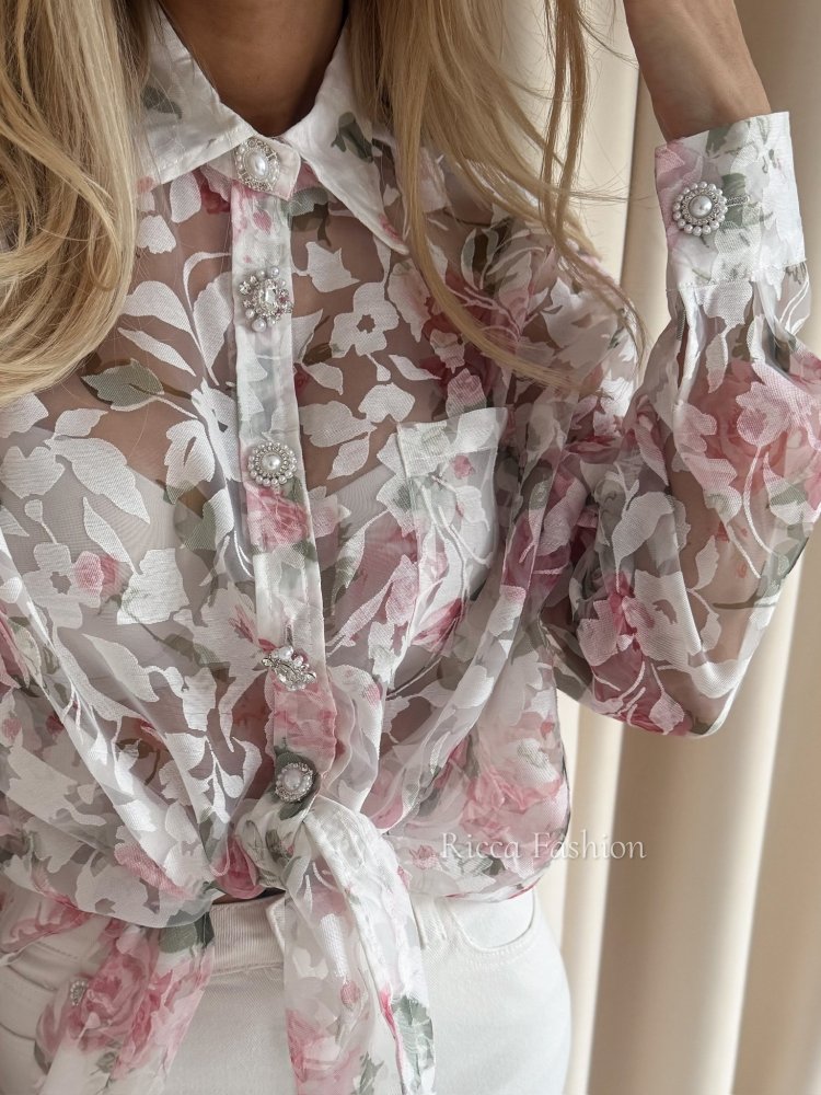 Koszula z wiskozy SIMONA,...