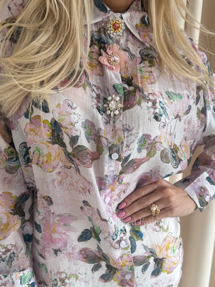 Koszula z wiskozy GARDENIA,...