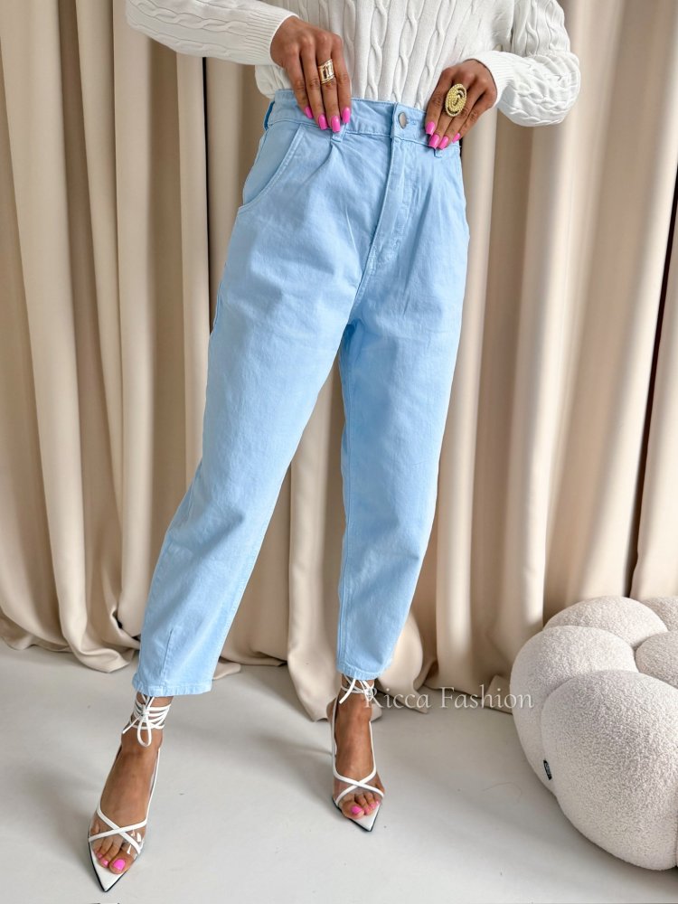 Spodnie balloon ADORO, blue