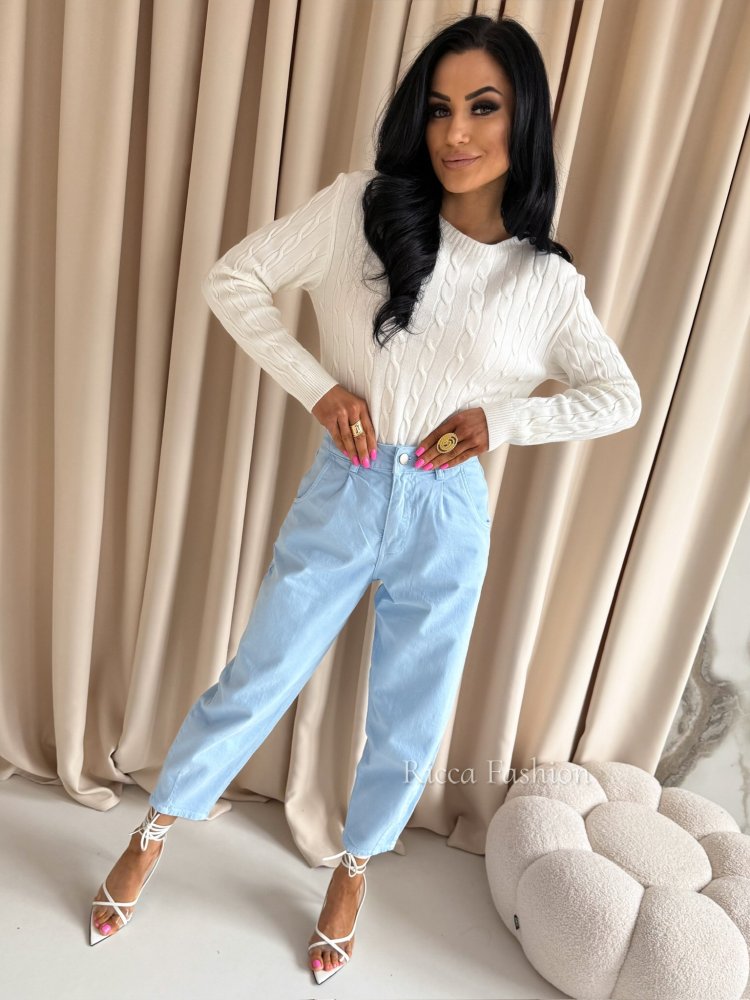 Spodnie balloon ADORO, blue