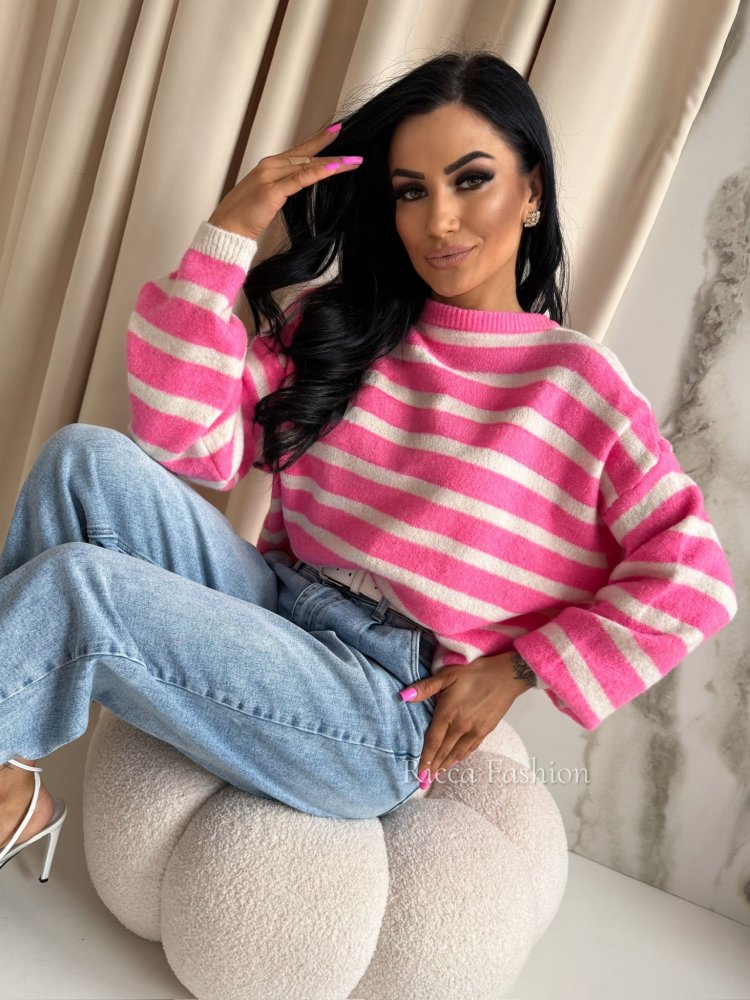 Sweter z wełną ANDI, candy...