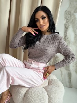 Sweter z wiskozą RALPHY, cappuccino