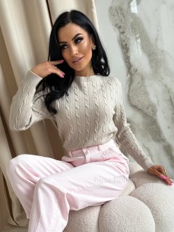 Sweter z wiskozą RALPHY, beżowy