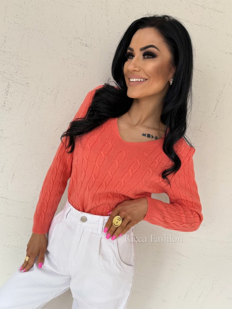 Sweter z wiskozą MURPHY,...