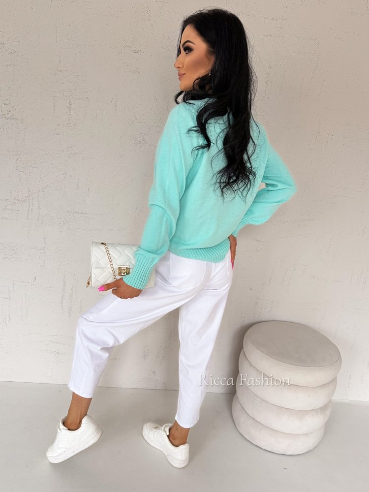 Sweter z wiskozą MADISSON,...