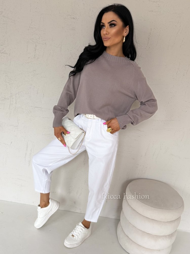 Sweter z wiskozą MADISSON,...