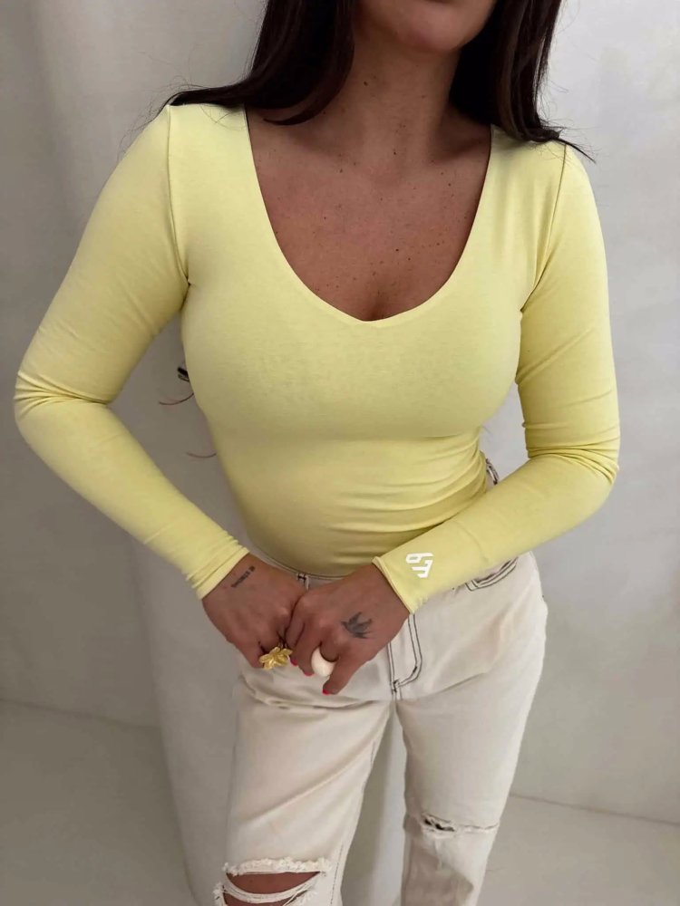 Bluzka VENEZIA, bananowa