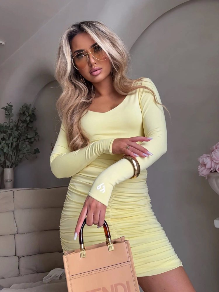 Bluzka VENEZIA, bananowa