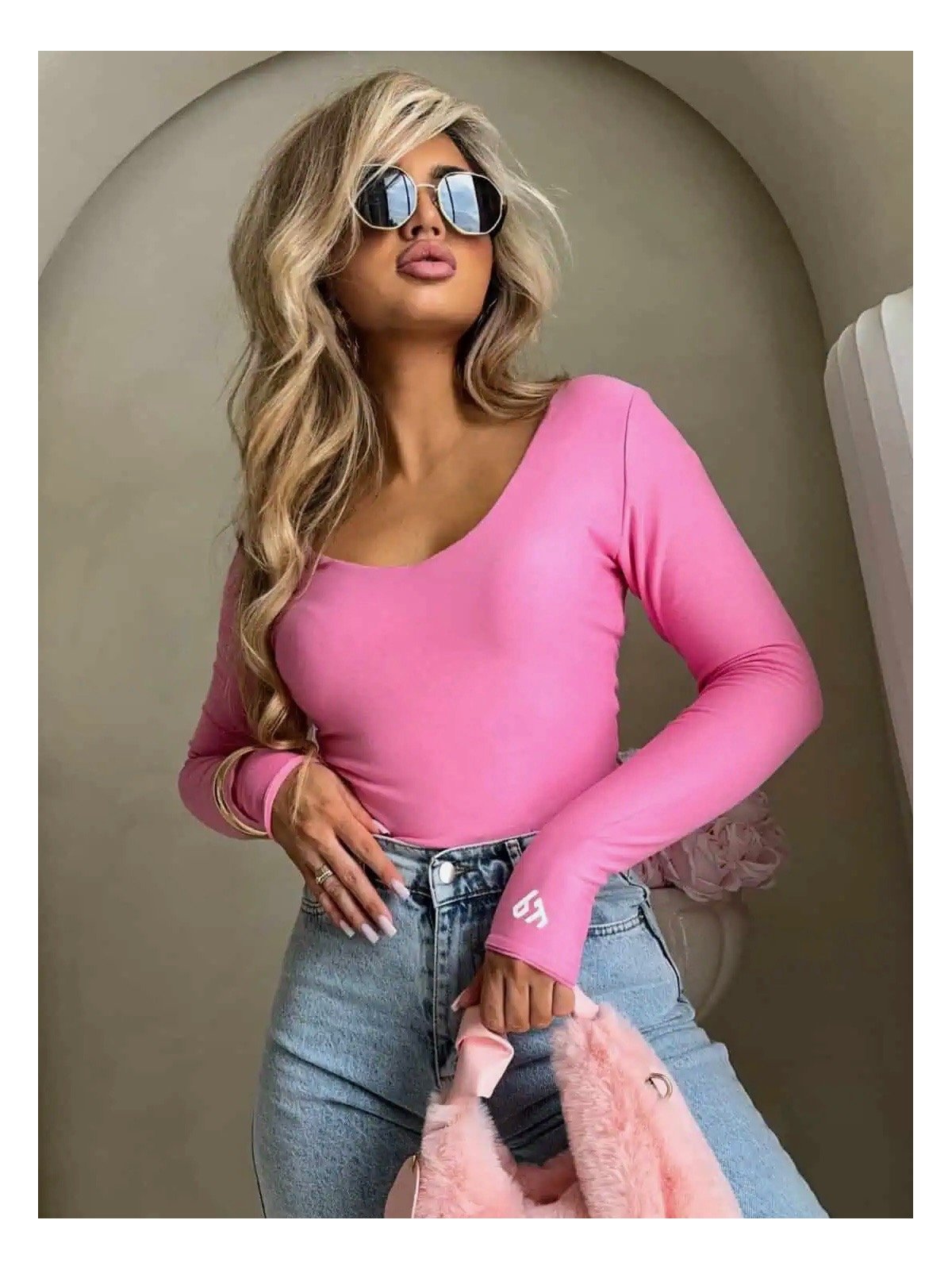 Bluzka VENEZIA, różowa