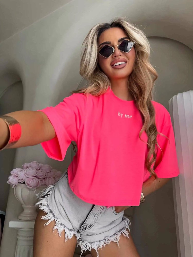 T-shirt pudełkowy ALLO,...