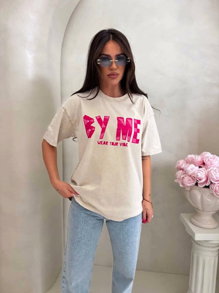 T-shirt dekatyzowany BALEN,...