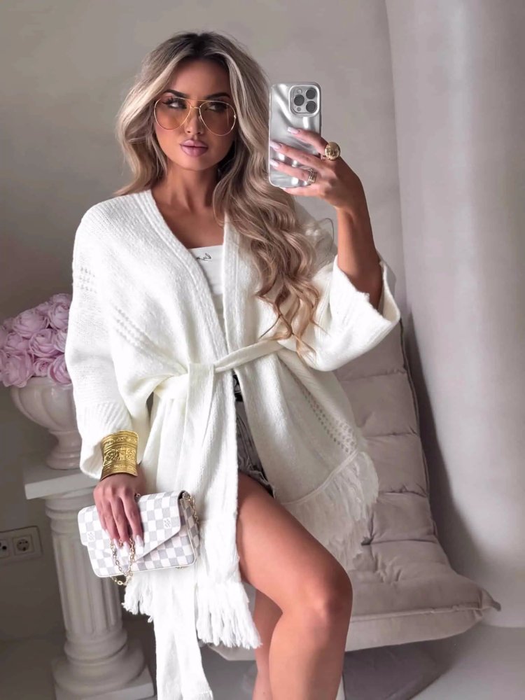 Kardigan ORIANA, ecru