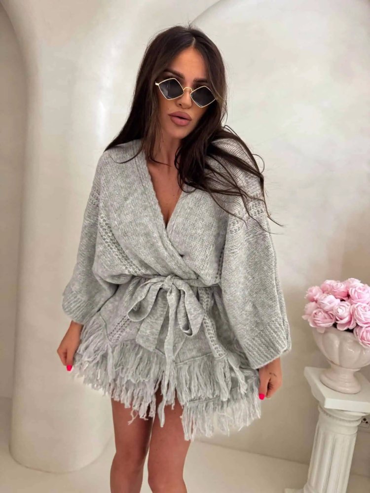 Kardigan ORIANA, szary