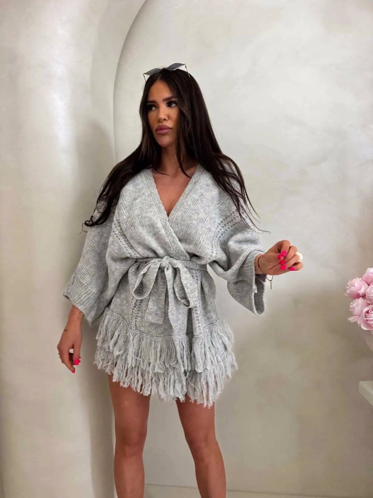 Kardigan ORIANA, szary