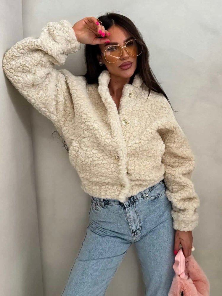 Kurtka/bomberka CLOUDY, ecru