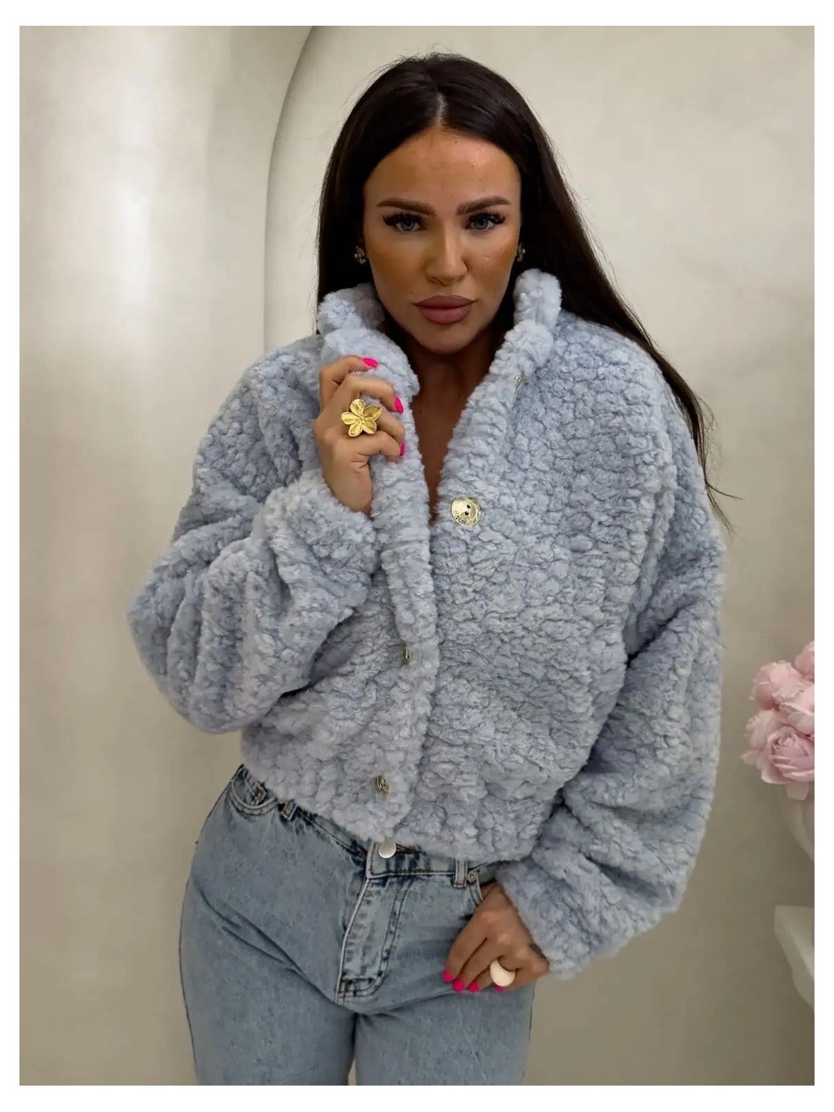 Kurtka/bomberka CLOUDY, baby blue