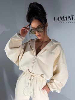 Bluza FOODIE, migdał