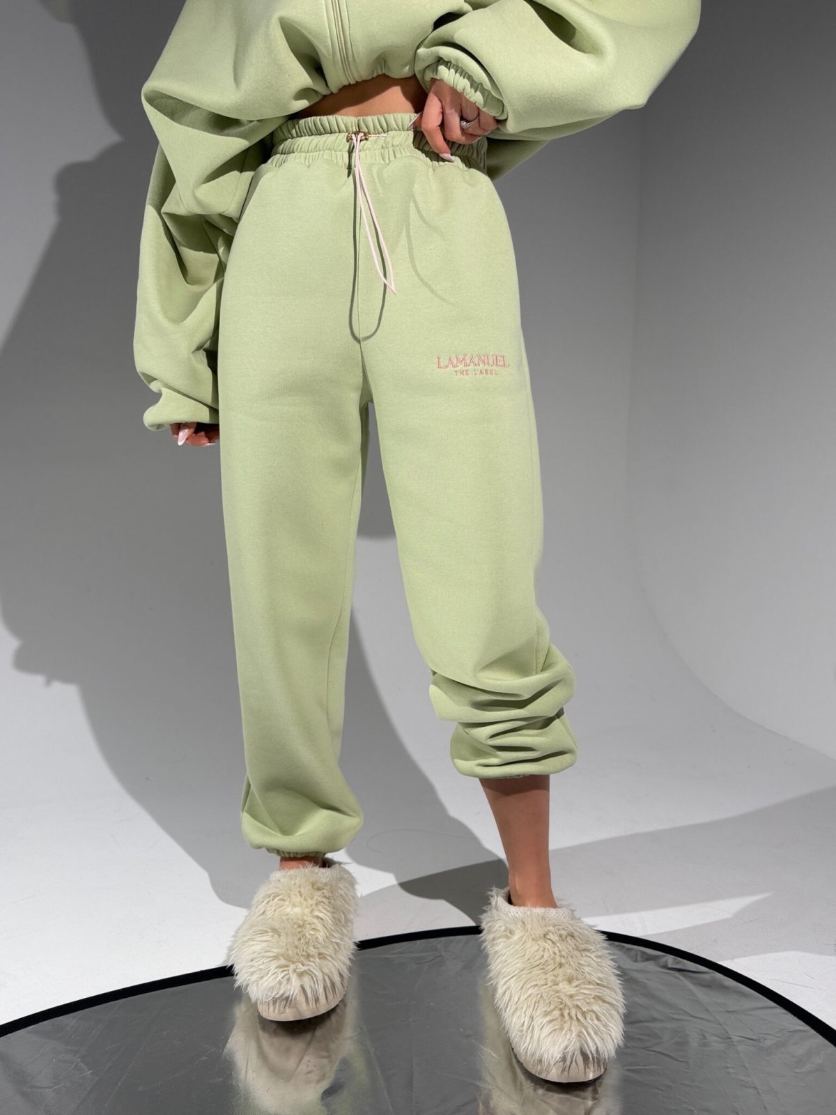 Spodnie dresowe FOODIE, matcha