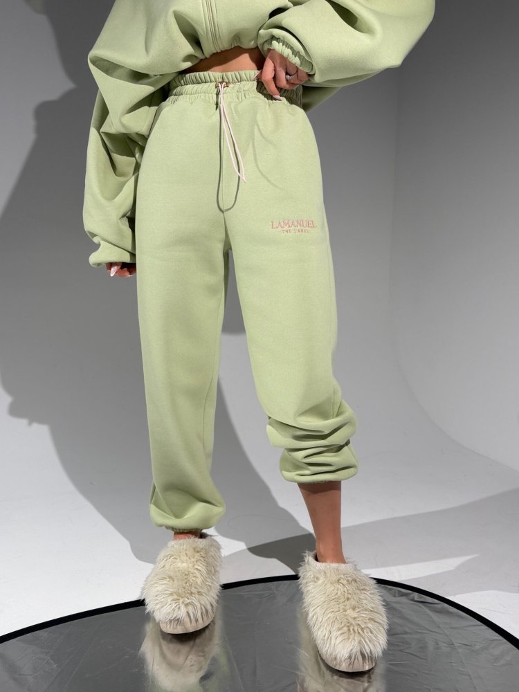 Spodnie dresowe FOODIE, matcha