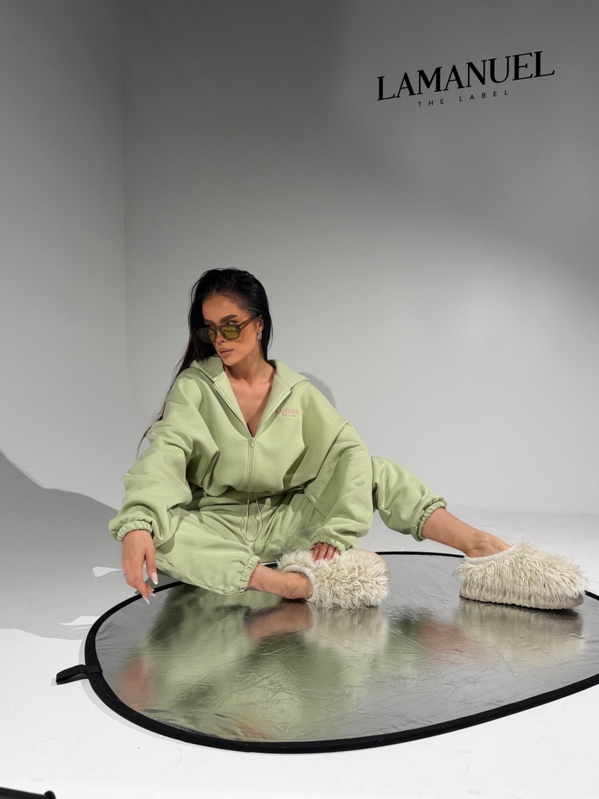 Spodnie dresowe FOODIE, matcha