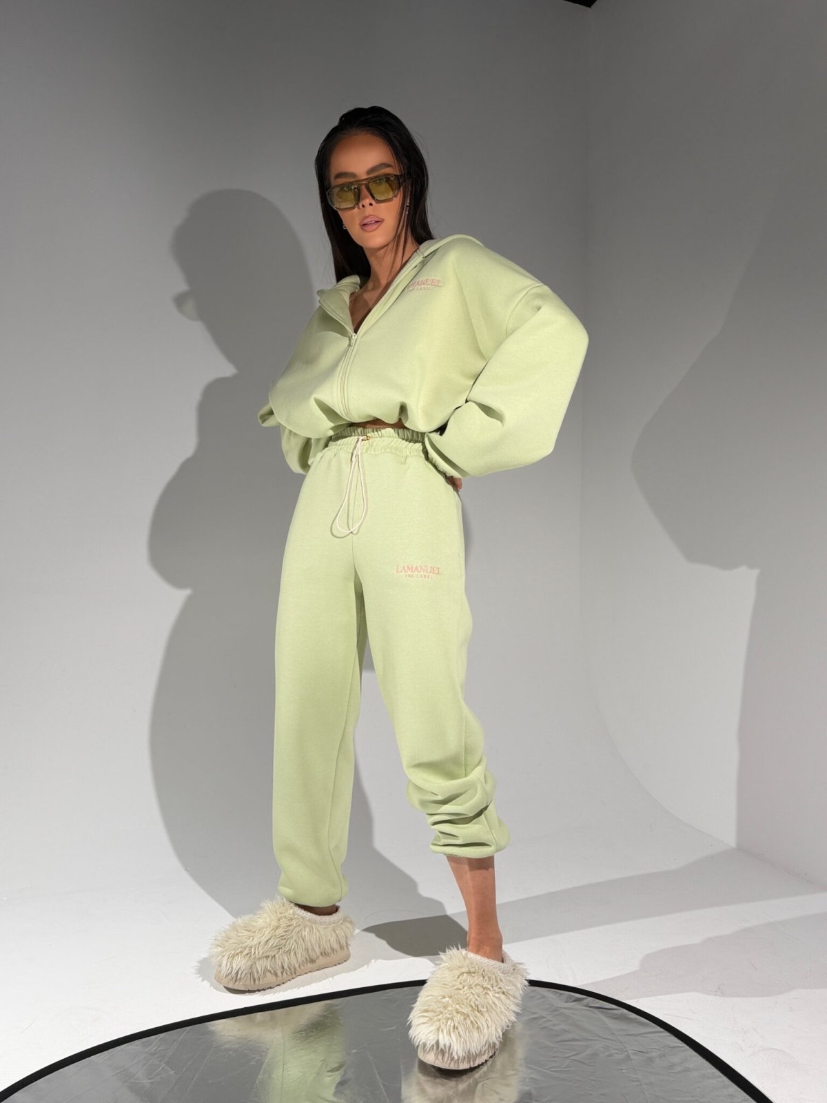 Spodnie dresowe FOODIE, matcha