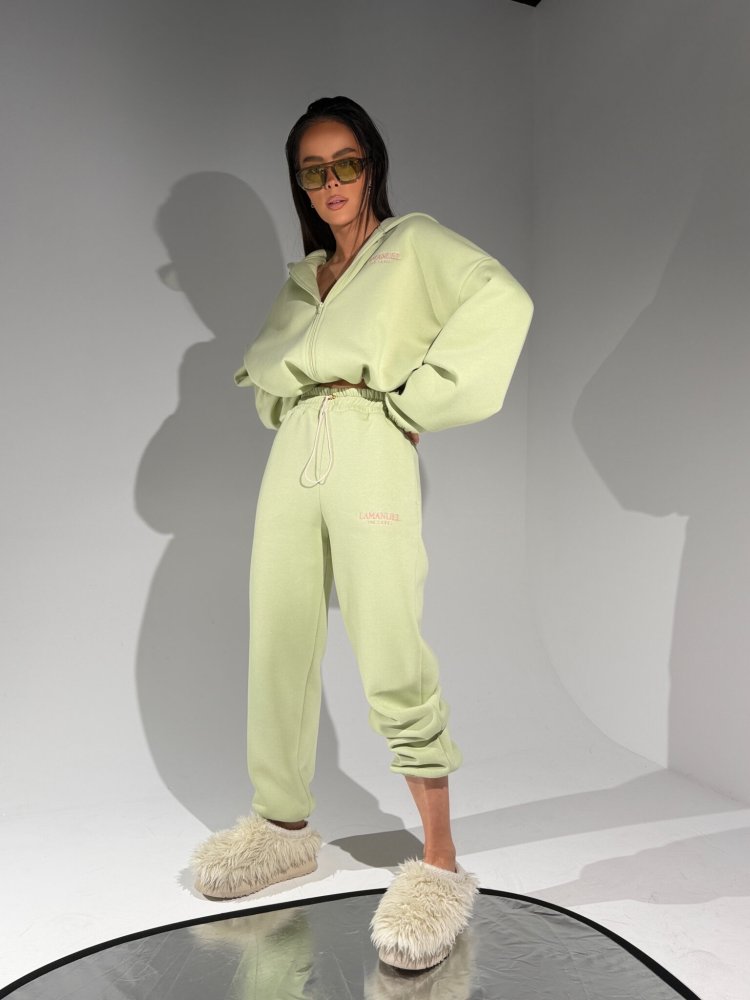 Spodnie dresowe FOODIE, matcha