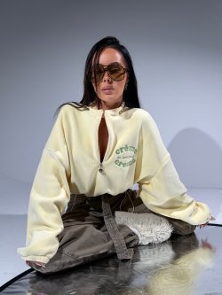 Bluza polarowa CREME, lemon