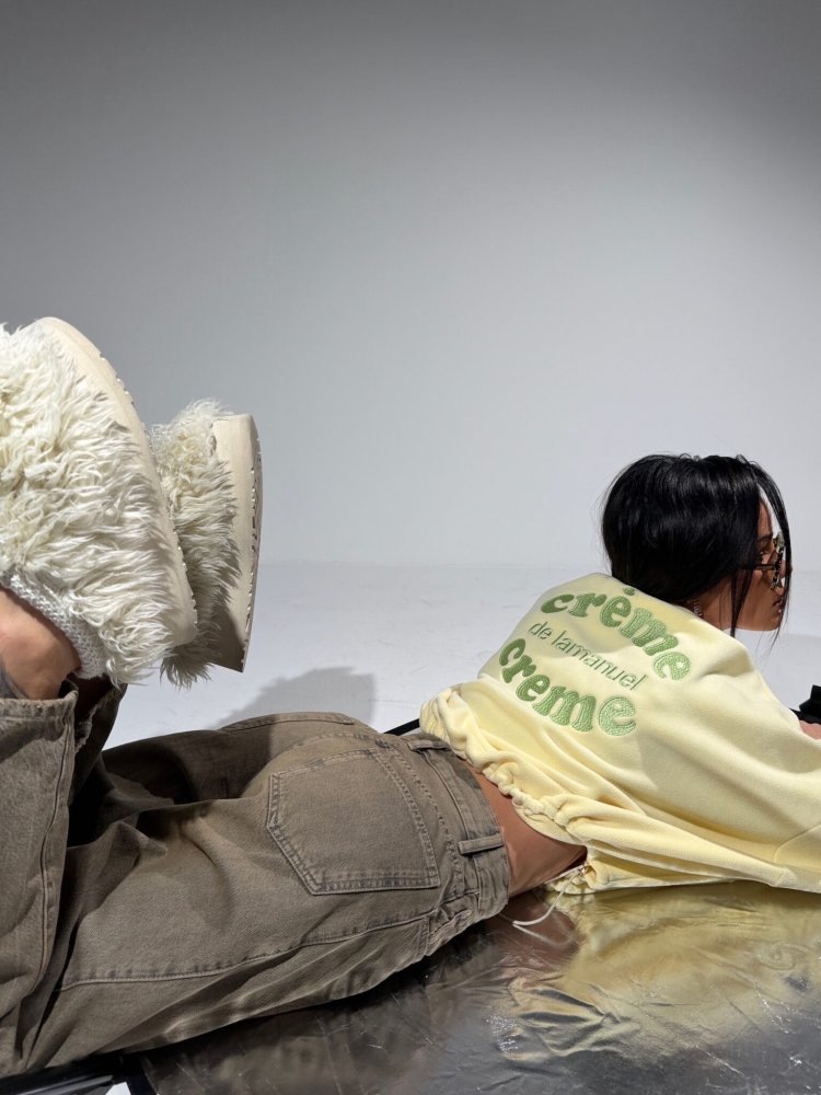 Bluza polarowa CREME, lemon