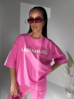 T-shirt BLANK, róż