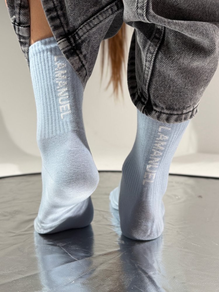 Skarpetki EDIT, błękit