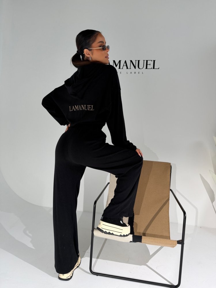 Kombinezon PLEASE, czarny