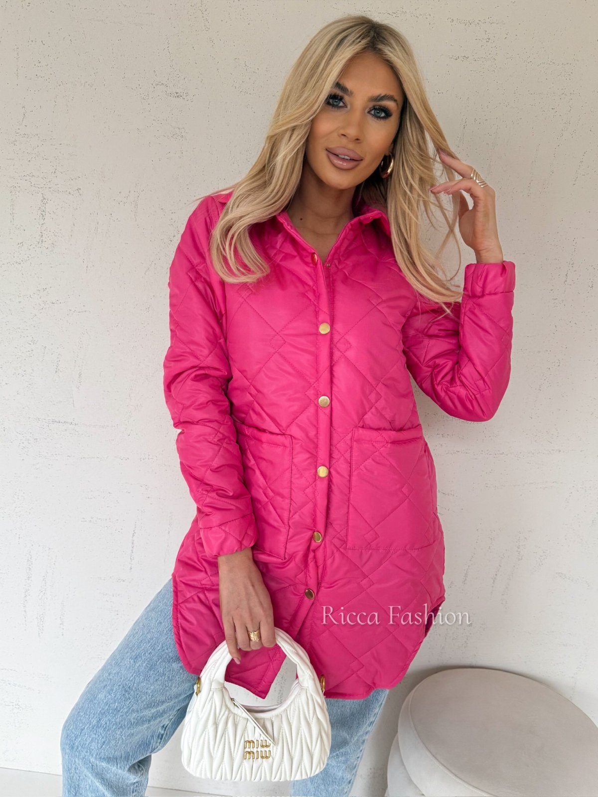 Płaszcz BELLUCI by Ricca, fuksja