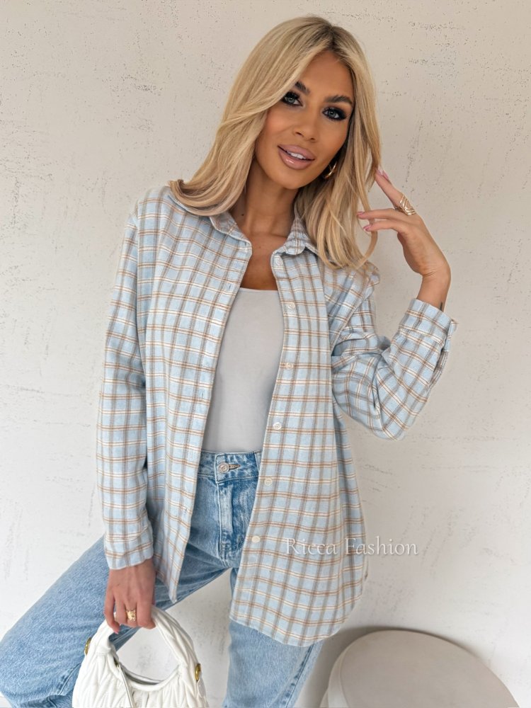 Koszula bawełniana w kratę...