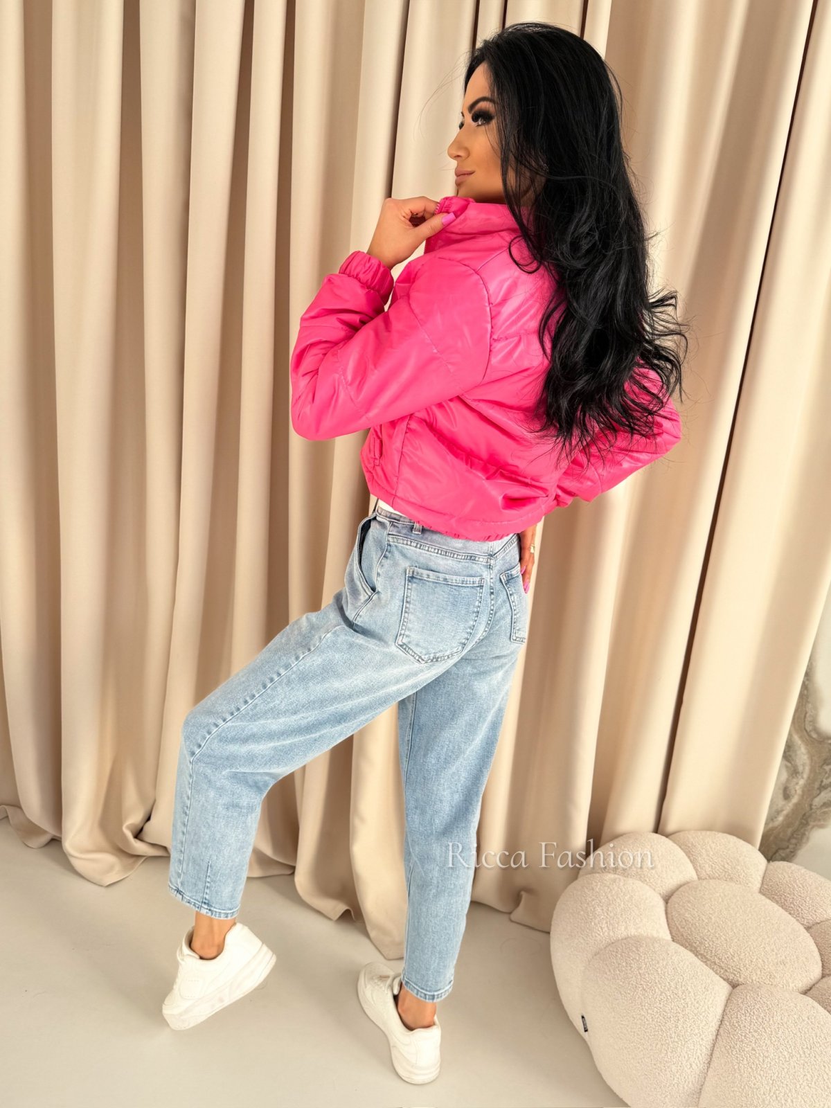 Kurtka wiosenna LATICA by Ricca, fuksja