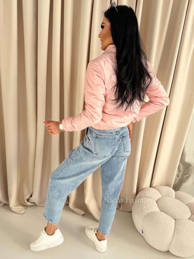 Kurtka wiosenna LATICA by Ricca, jasny róż