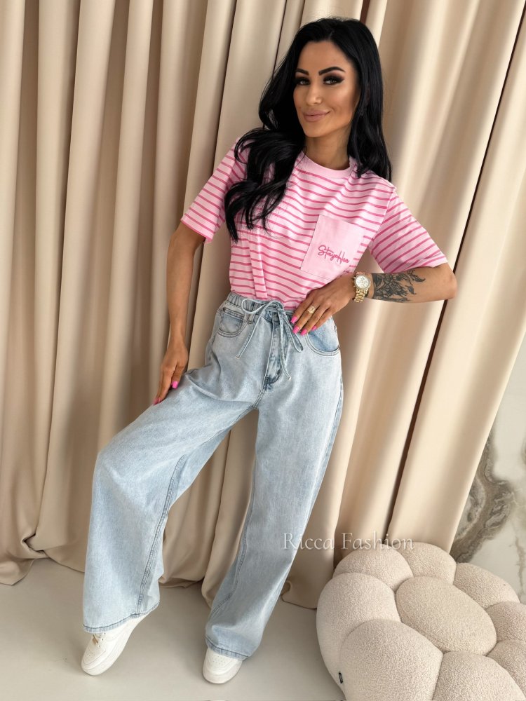 T-shirt PULSE STRIPS, sweet...