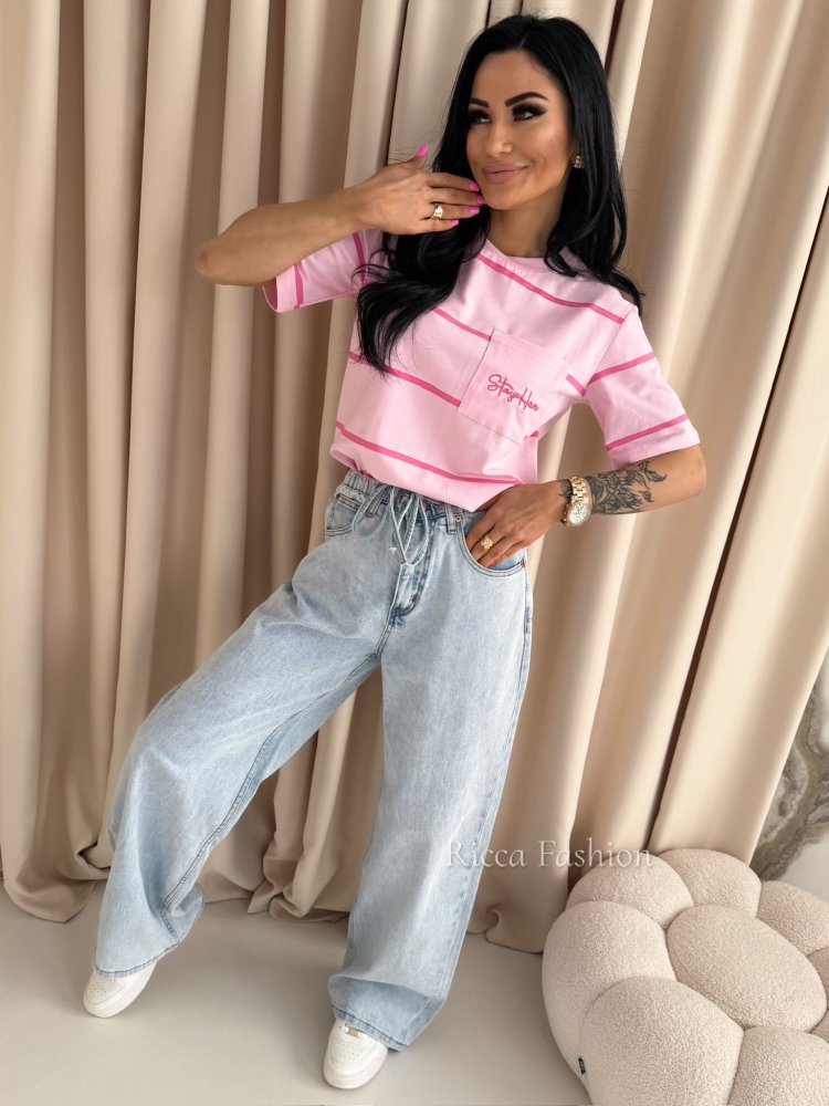 T-shirt PULSE STRIPS, sweet...