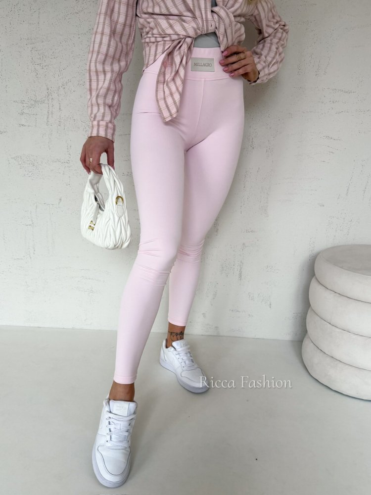Legginsy MILLI, pastel pink