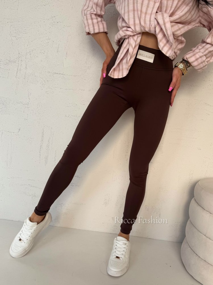 Legginsy MILLI, chocolate