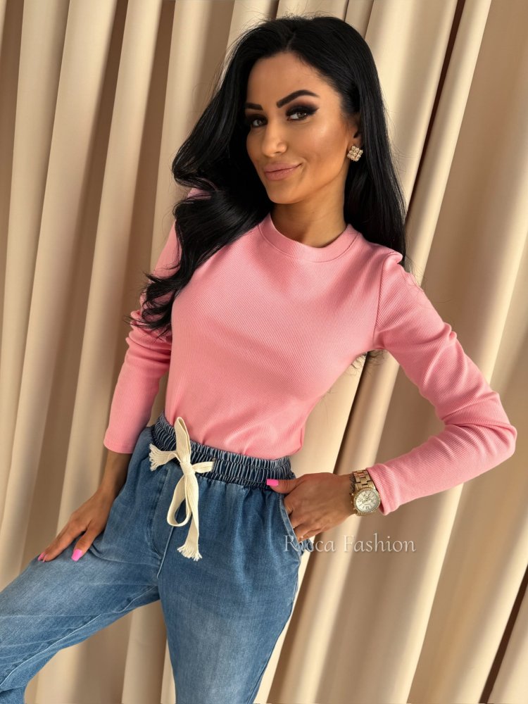 Bluzka bawełniana prążek...