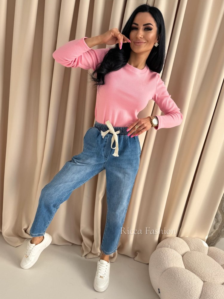 Bluzka bawełniana prążek...