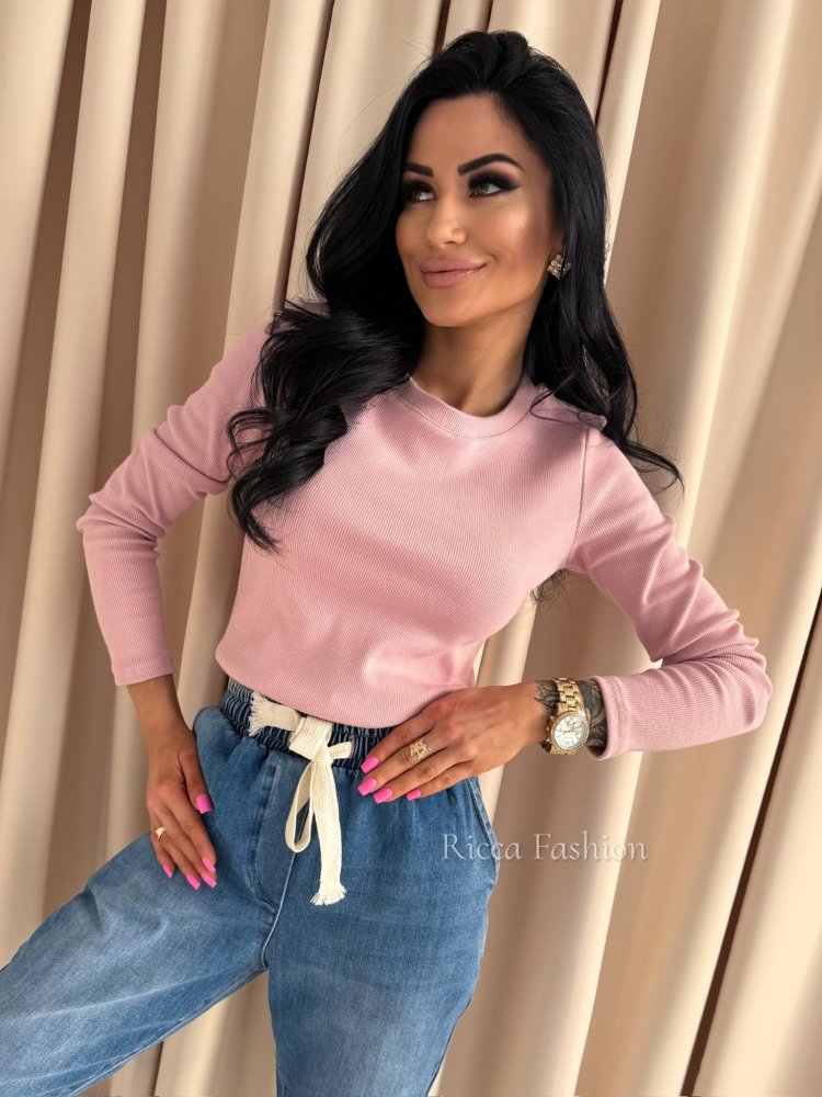 Bluzka bawełniana prążek...