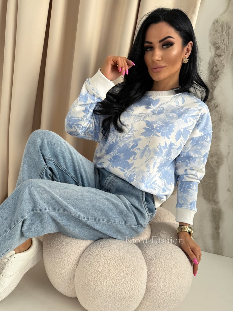 Bluza bawełniana FLORA,...